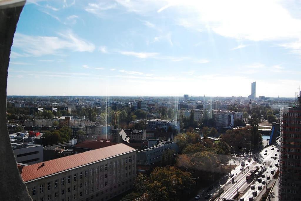 100M2 Penthouse On Top Of The City 1000Mb/S, Airc. Wrocław Buitenkant foto